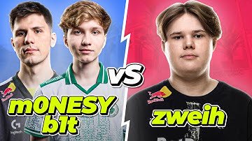 M0NESY + B1T vs ZWEIH on Faceit with Utility Guide, Multi POV and Voice Comms (Dust2)