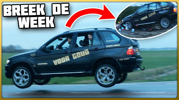 Joël Beukers Crasht BMW X5