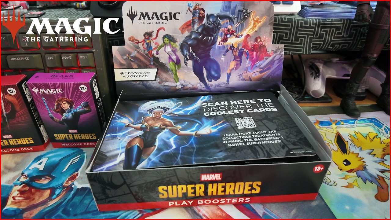 Magic The Gathering Marvel Super Heroes Booster Box Opening 30