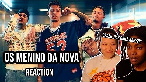 8. Os Menino Da Nova (ft. Niink, Veigh, Ghard, & G.A) [Clipe Oficial] REAÇÃO (REACTION)