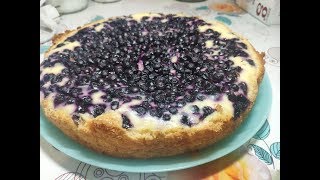 ЧЕРНИЧНЫЙ ПИРОГ! Очень ПРОСТОЙ и необыкновенно ВКУСНЫЙ! ЧЕРНИЧНЫЙ ПИРОГ! Очень ПРОСТОЙ и необыкновенно ВКУСНЫЙ!