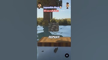 The Impossible Block Infested Deepslate #minecraft #shorts