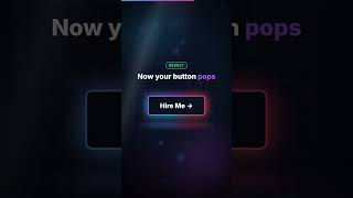 Make Your Buttons GLOW ✨ Animated Border in Pure CSS | Portfolio Trick #shorts