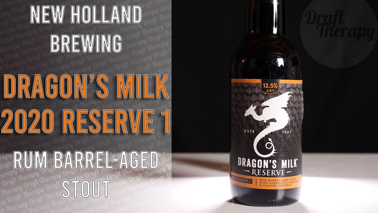 Dragon S Milk Reserve 1 Rum Barrel Aged Stout With Chocolate Hazlenut And Coconut Youtube