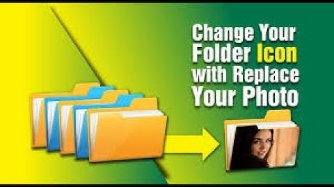 How to Change Computer Folder icon into Own Photo | How to Change a Folder Icon to a Picture.