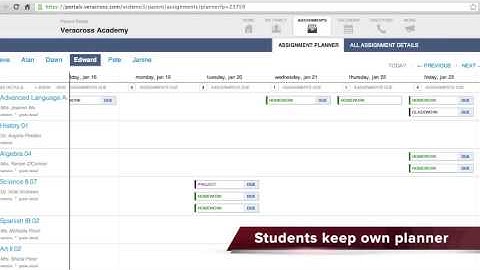 Veracross Parent Portal