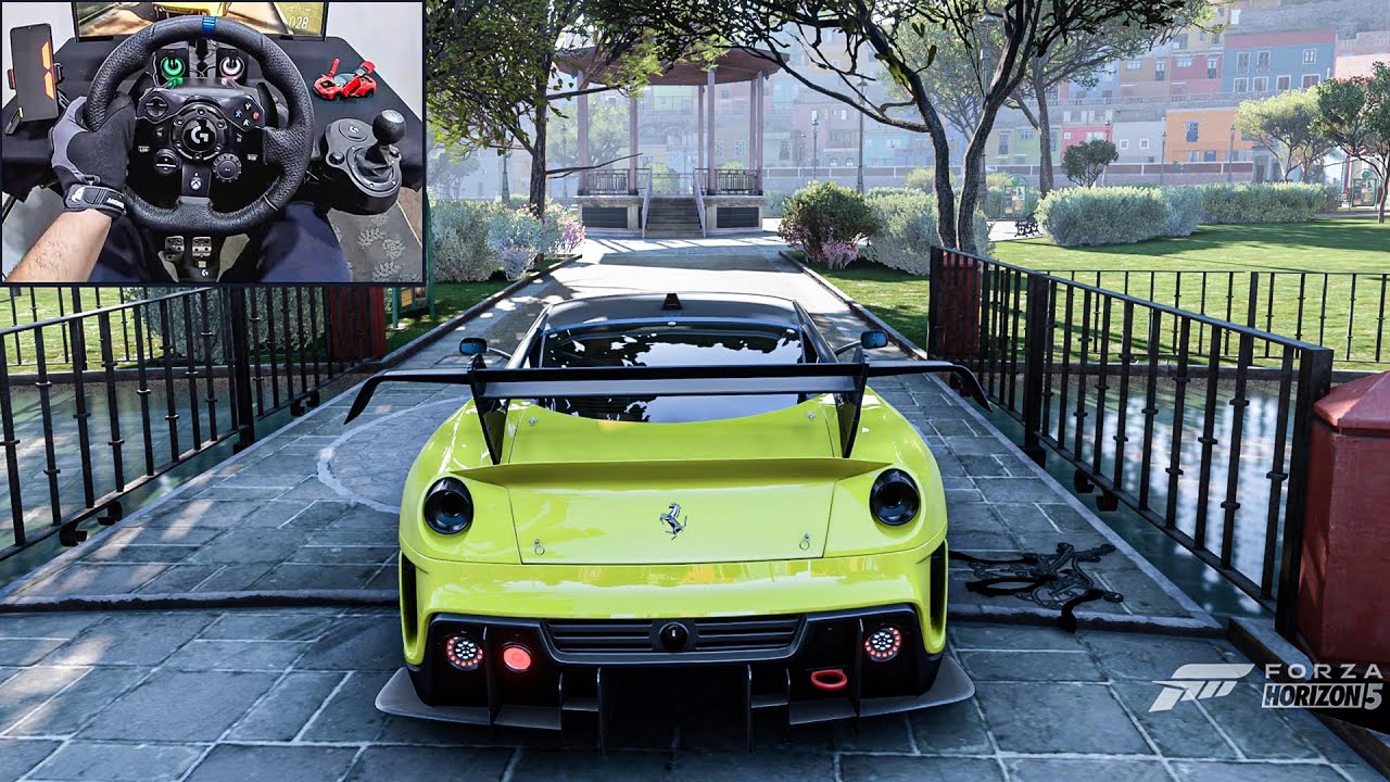 Ferrari 599XX Evolution - Forza Horizon 5 | Logitech G923 Steering