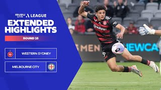 Western Sydney v Melbourne City - Extended Highlights | Isuzu UTE A-League 2023-24 | Round 25