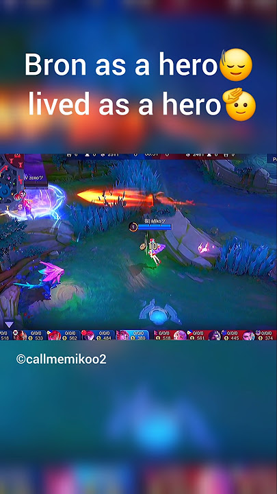 Bron as a hero🗿 lived as a hero💯 #moba5v5English #moba5v5pippin #mobalegends5v5 #shorts
