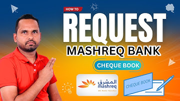 How to Request a Cheque Book in Mashreq Bank Mobile App 📱✅ | Step by Step Guide