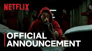 The World Of Money Heist Continues Official Announcement Netflix