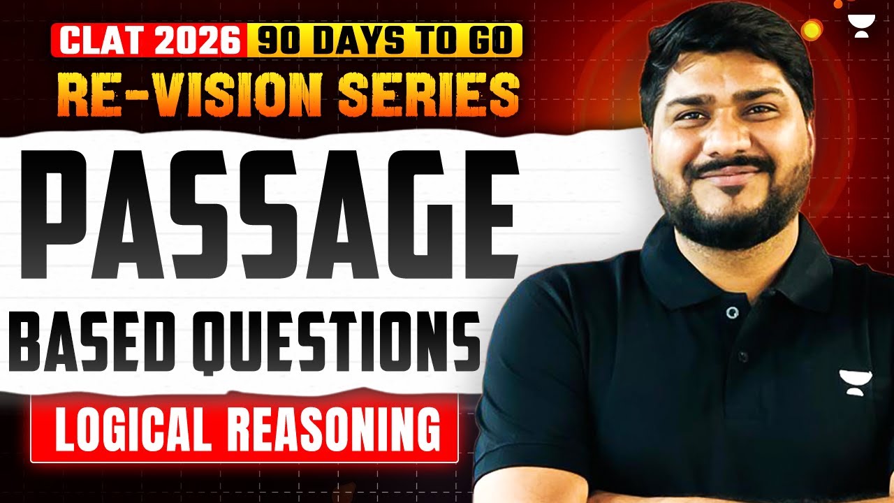 Passage Based Question - Part 3 | RE-VISION Series CLAT 2026 |By Hani ...