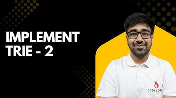 DSA in Python - Implement Trie II | Insert, Count, and Erase Operations | Part 228 [Hindi]