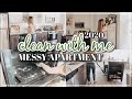 SMALL APARTMENT KITCHEN DEEP CLEAN WITH ME 2020 / ULTIMATE CLEANING MOTIVATION / AFTERNOON REFRESH