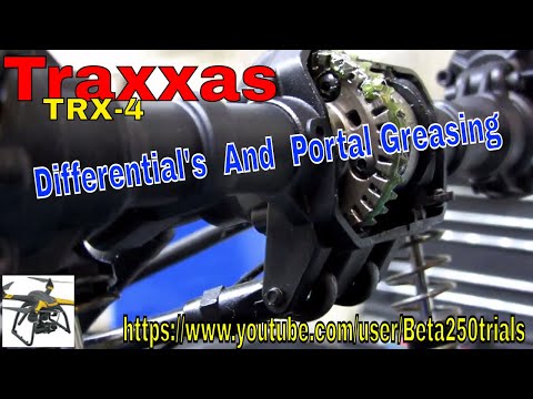 Traxxas TRX-4 Scale and Trail Crawler-Portal Greasing