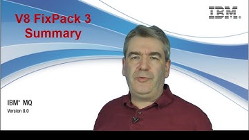 IBM MQ V8.0.0.3 Summary