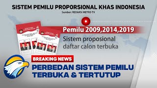 Kenali Perbedaan Sistem Pemilu Proporsional Tertutup dan Terbuka