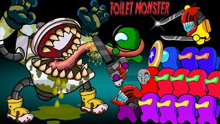 Among Us VS Toilet Monster Zombie (Skibidi Toilet3)| Among Us Animation 47