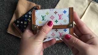 Louis Vuitton Multicolor Coin Wallet Case