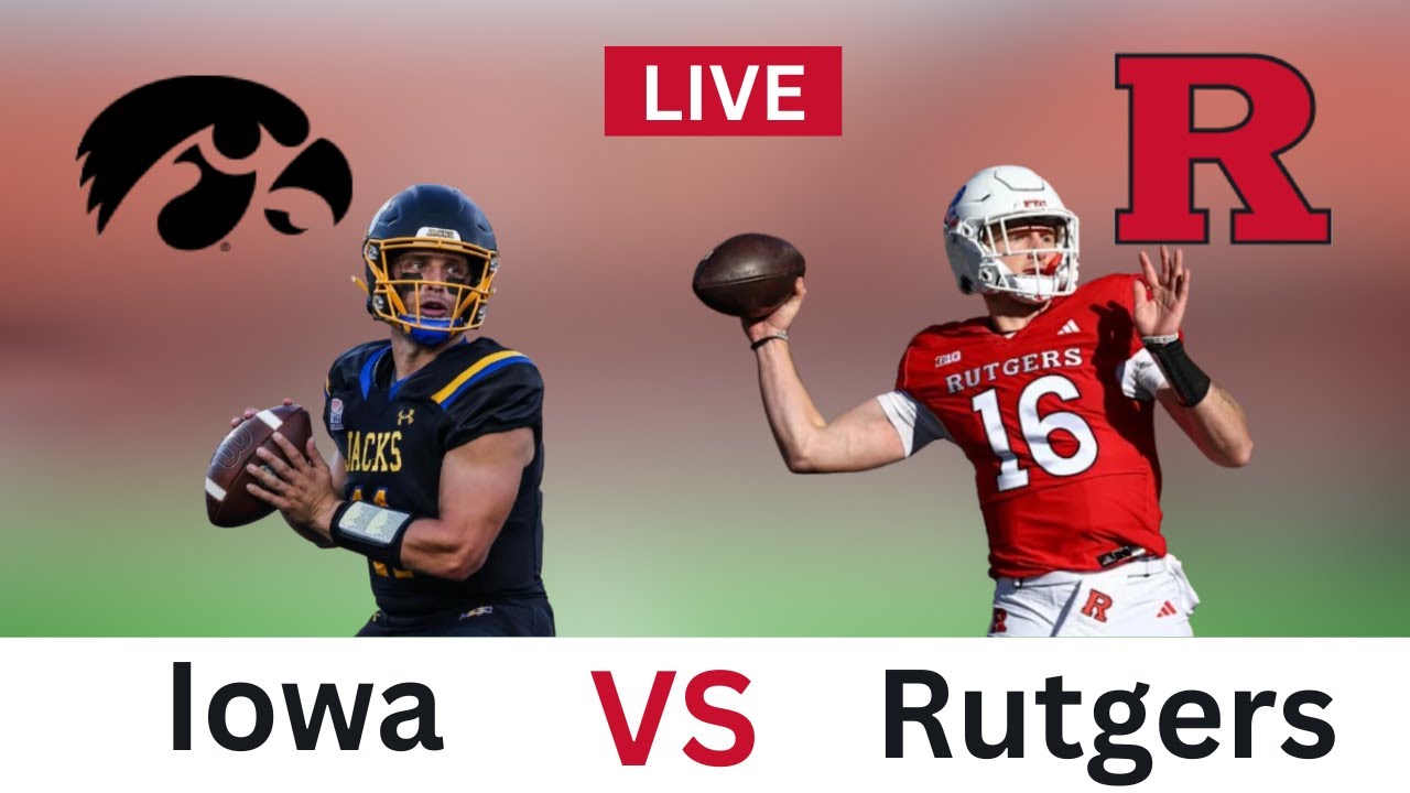 [GAMECAST] IOWA VS RUTGERS LIVE STREAM! - YouTube