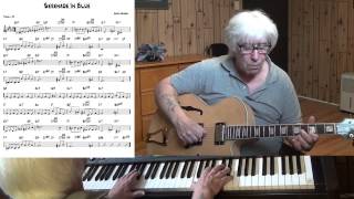 Serenade In Blue - Jazz guitar &amp; piano cover - Yvan Jacques