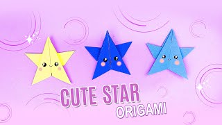 How to make a paper star-Wie man einen Papierstern macht -Origami easy star-Papierstern