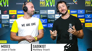 CASTERS (Moses & Sadokist) - Interview before Complexity vs HEAT | ESL Pro League Season 16 | CSGO