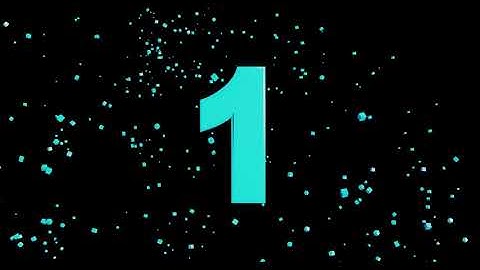 Countdown Timer with Sound effects | Blender 4K Effect | EEVEE Animation 4K