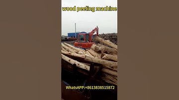 High-Efficiency Wood Peeling Machine for Log Debarking | Powerful & Easy Operation
