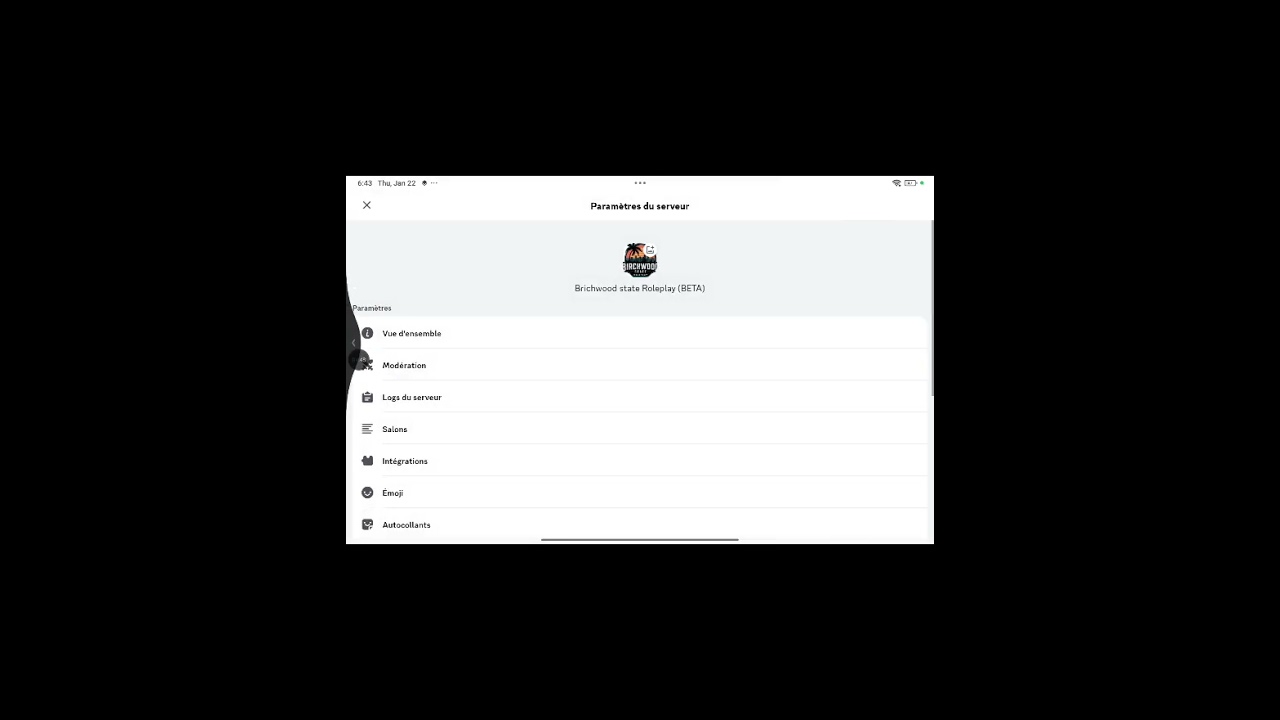 Discord server:D code/name in desc