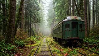 Forest Train Wallpaper | Calm Woodland Ambience screenshot 5