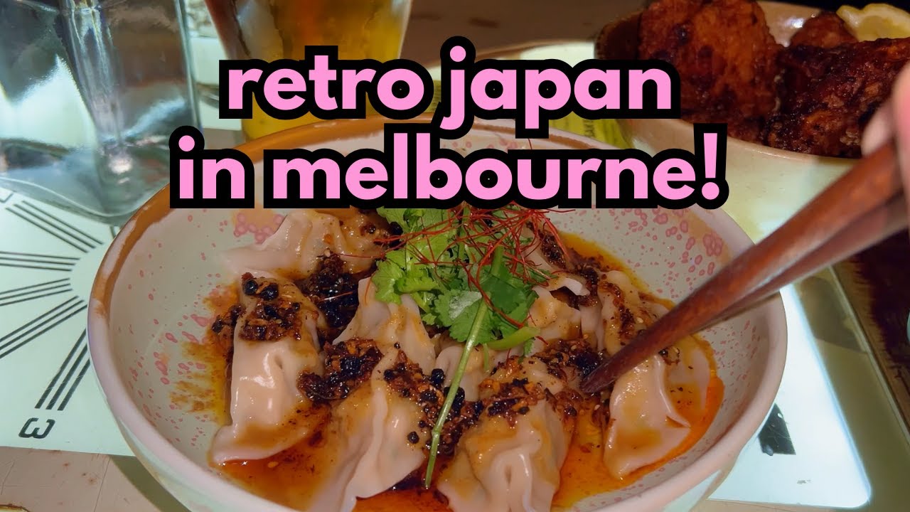 🥟 Came Hungry, Left Retro 🇯🇵 | Melbourne’s Retro Japanese Dumplings Restaurant!