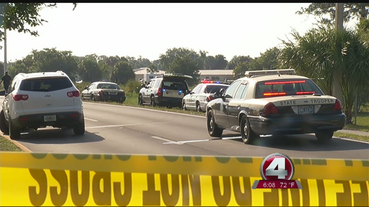 FHP on scene of North Fort Myers crash - YouTube