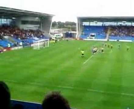 shrewsbury penalty v vs bradford city