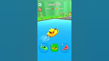 Shape Shifting 2 GAMEPLAY Level No -295 Walkthrough - New Update Car Racing #Shorts #ShapeShifting