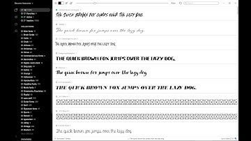 How to use Font base |  a Free PC font manager for organizing fonts