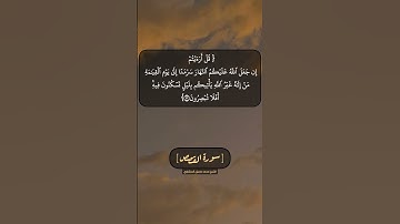 سورة القصص الآية ٧١ الى ٧٣ بصوت الشيخ محمد صديق المنشاوي