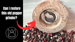 Watch me restore this old pepper grinder - ASMR restoration