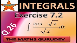 Integrals,Question 26 Exercise 7.2,Class 12 Maths,NCERT solutions by THE MATHS GURUDEV, q26  ex 7.2