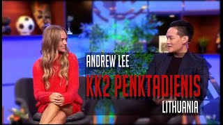 Andrew Lee on Lithuanian TV - KK2 Penktadenis