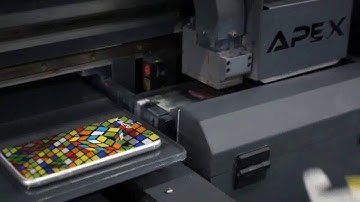 APEX Digital LED UV Printer Print on Mobile Cases in Spot Varnish Effect