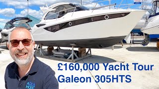 £160,000 Yacht Tour : Galeon 305 HTS