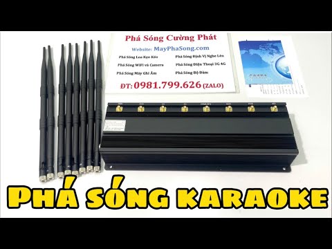 Video Máy phá sóng karaoke phá sóng loa kẹo kéo phạm vi 80m,... - youtube