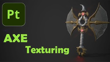Axe Game ready Assets  Part 3  Baking Texturing - Substance Painter #axe  #texturing