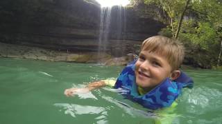 Having Fun at Hamilton Pool Texas  2016