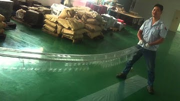 How to assemble polycarbonate rolling shutter door curtain (3)