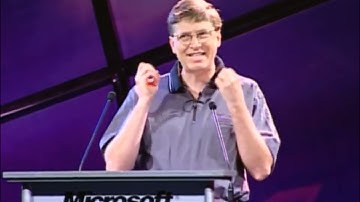 Microsoft PDC 1998 keynote with Bill Gates