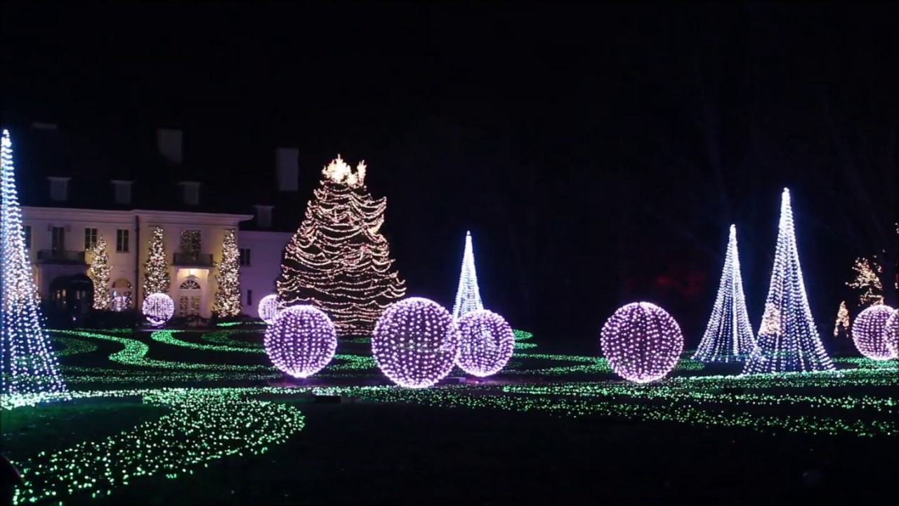Newfields Winter Lights YouTube