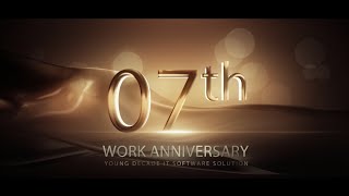 Yay ! 7 Happy years ! Work Anniversary ..