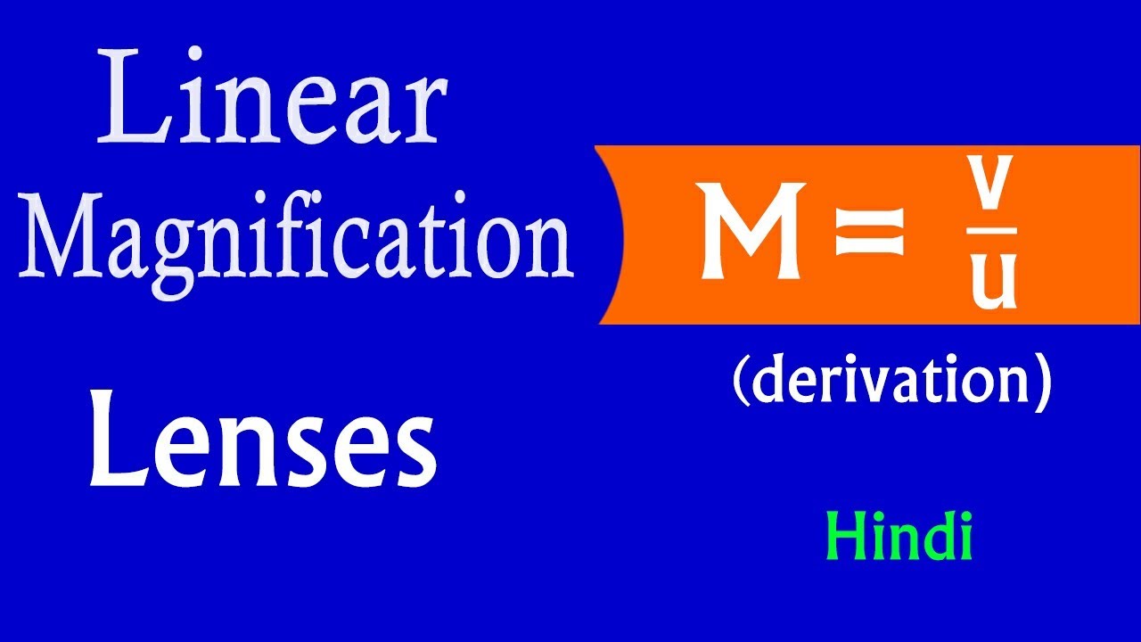 Magnification of Concave and Convex lens class 10 class 12 YouTube